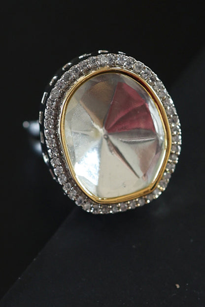 Polki Studded Ring 