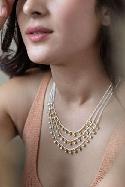 Kundan Studded Layered Necklace 