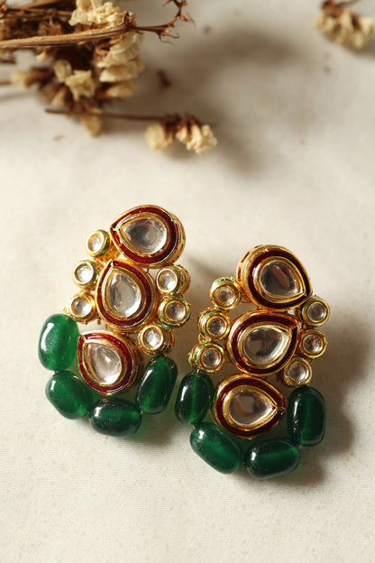 Kundan Cluster Earrings 