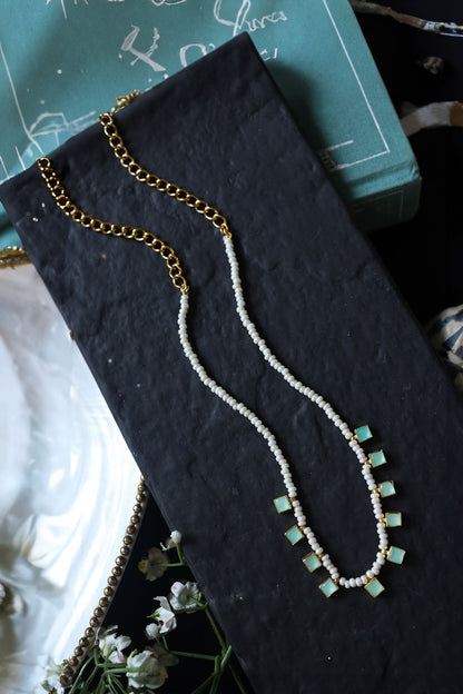 Kundan Studded Pearl Necklace 