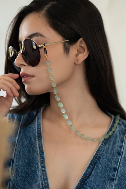 Fluorite Bead Eyewear Chain 