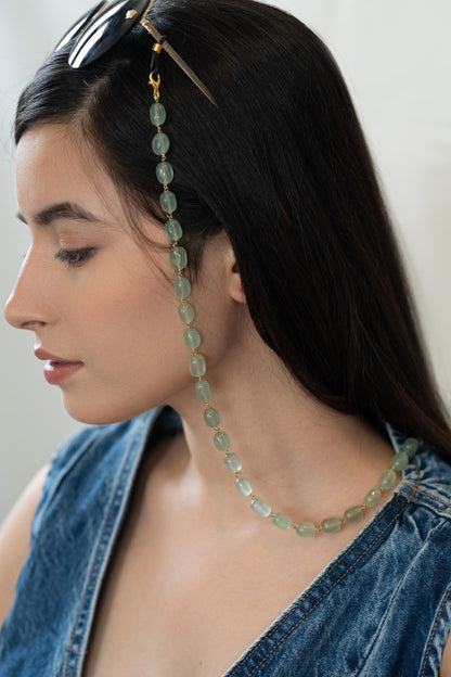 Fluorite Bead Eyewear Chain 