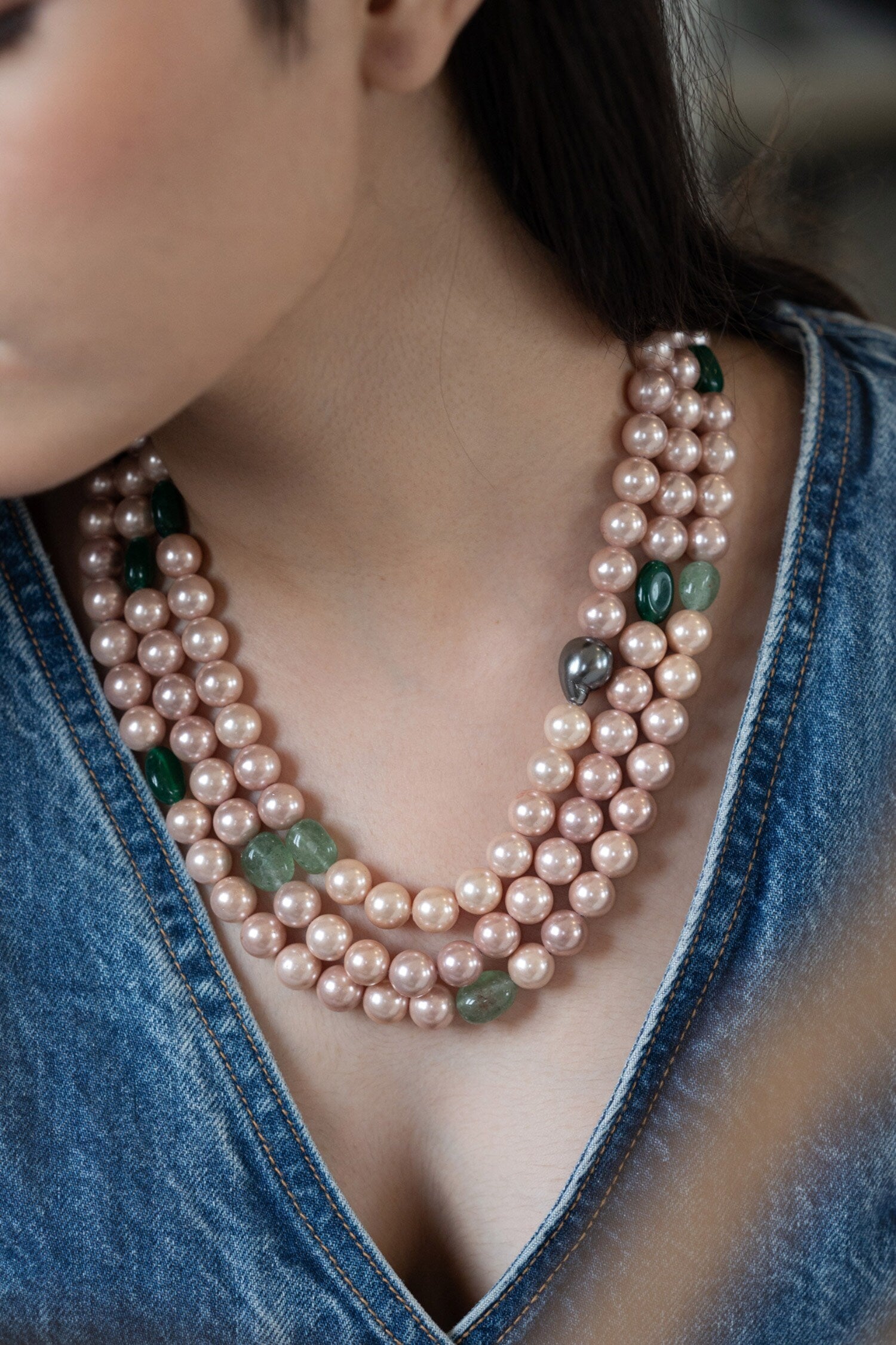 Pearl Layered Necklace 