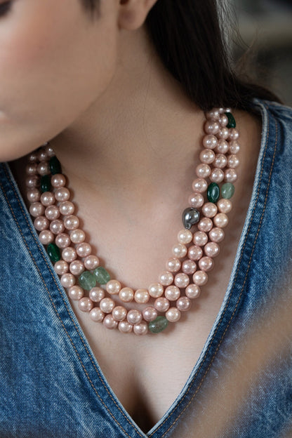 Pearl Layered Necklace 