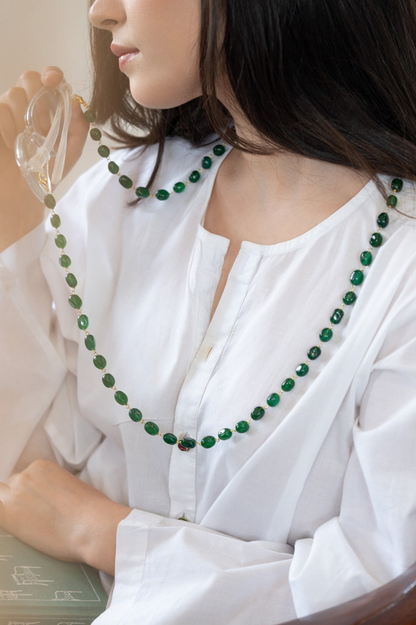 Natural Stone Eyewear Chain 
