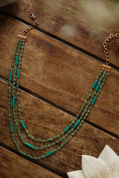 Onyx Multi-Layer Necklace 