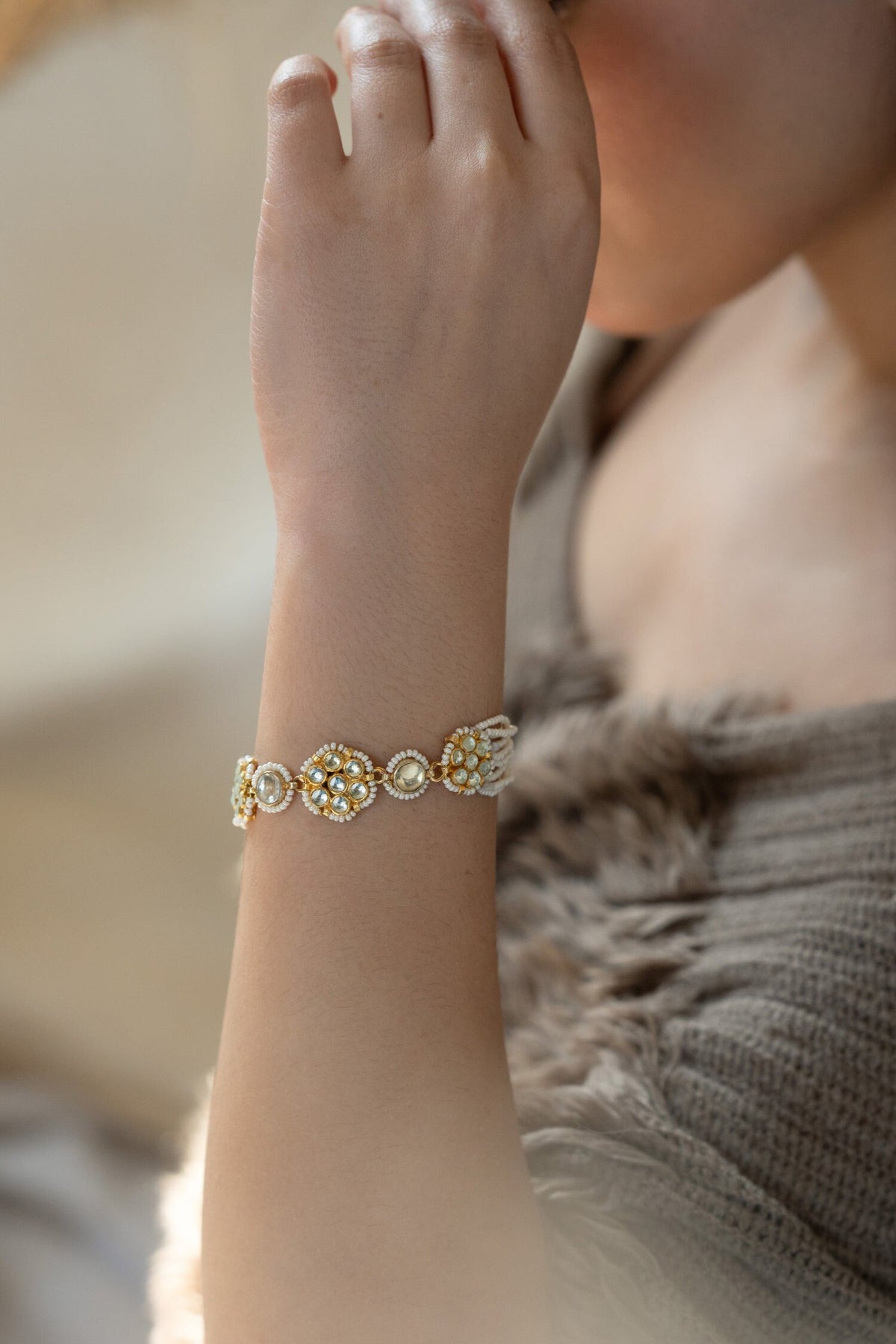 Kundan Embellished Bracelet 