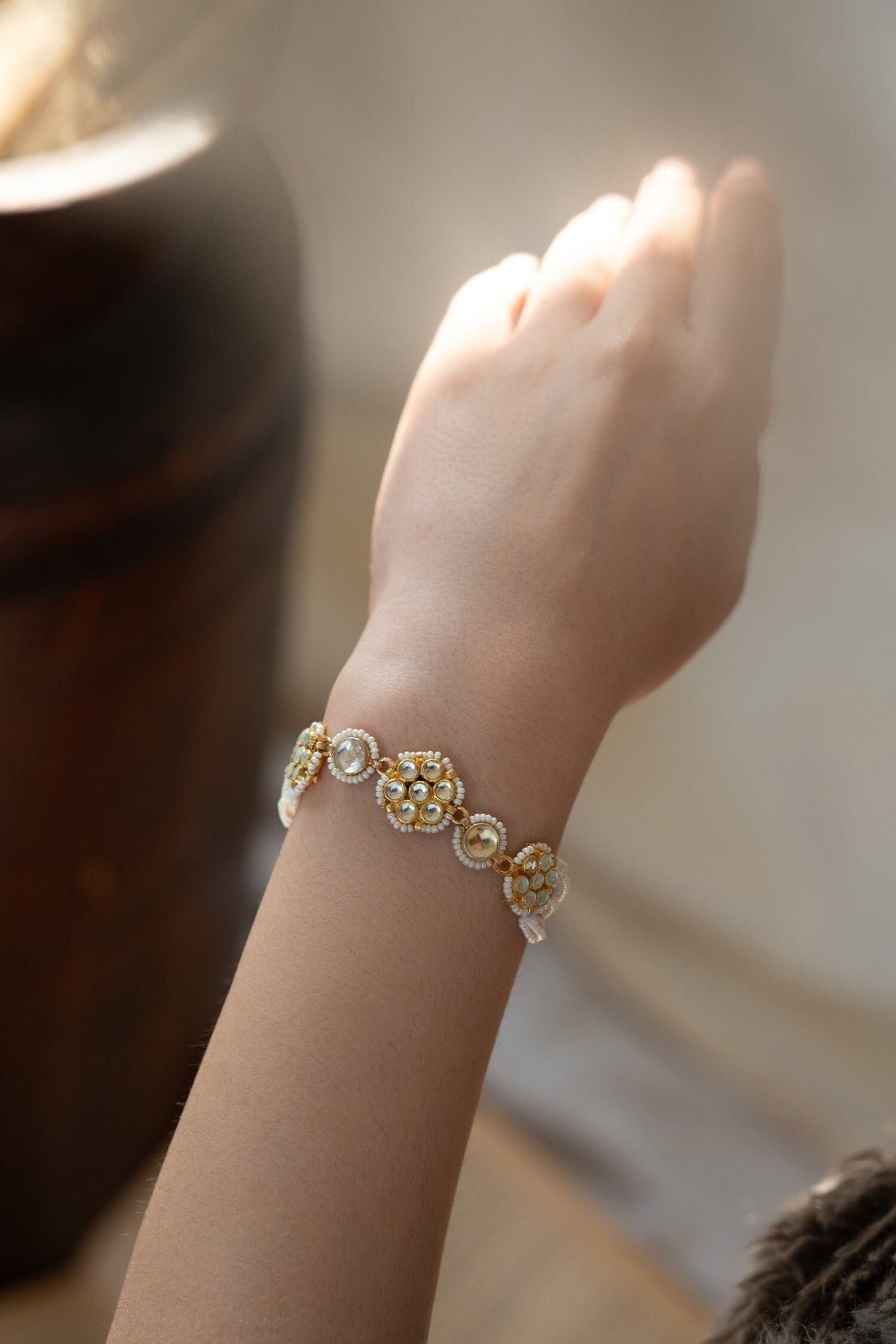 Kundan Embellished Bracelet 