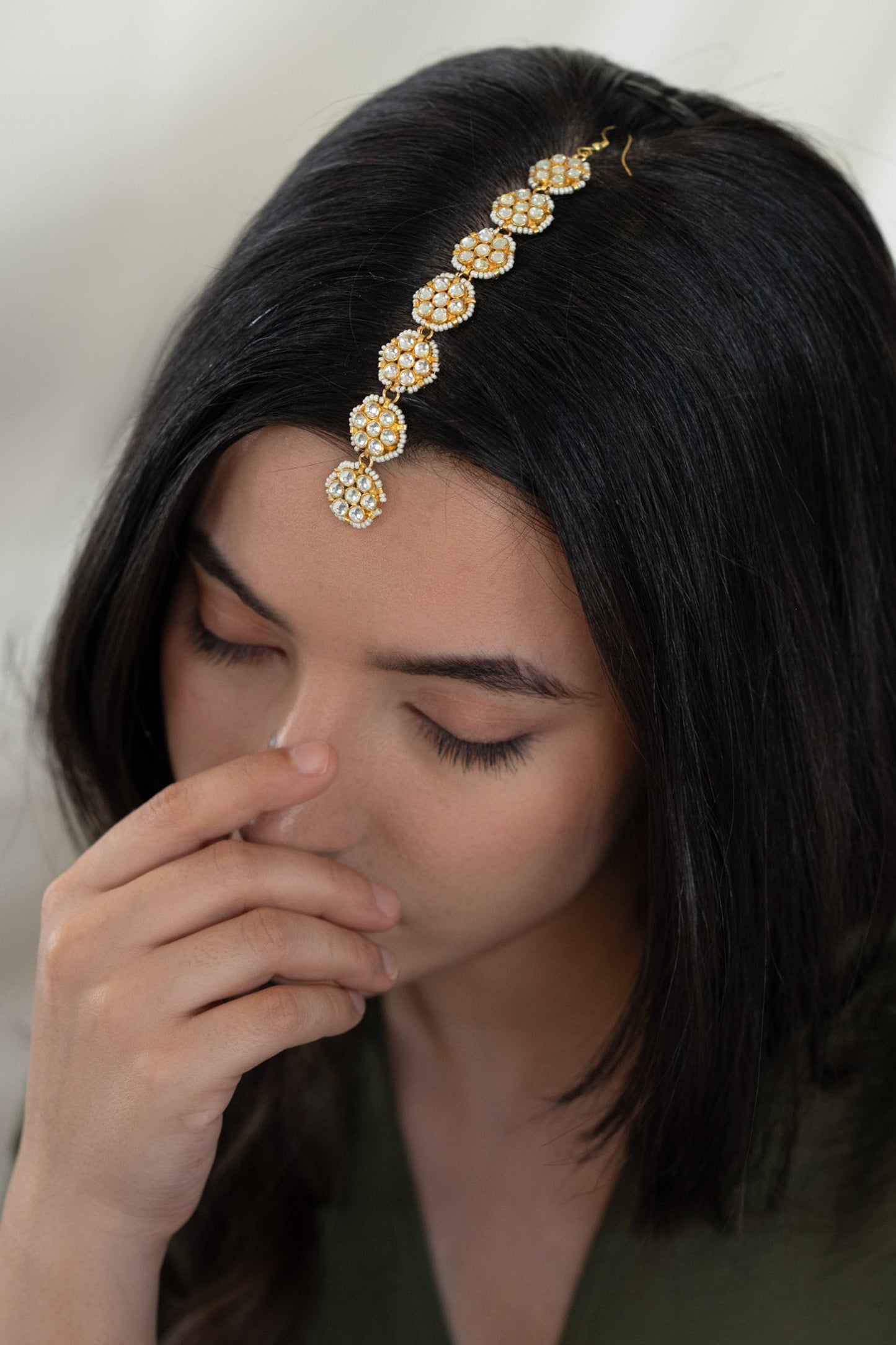 Kundan Embellished Maangtikka 