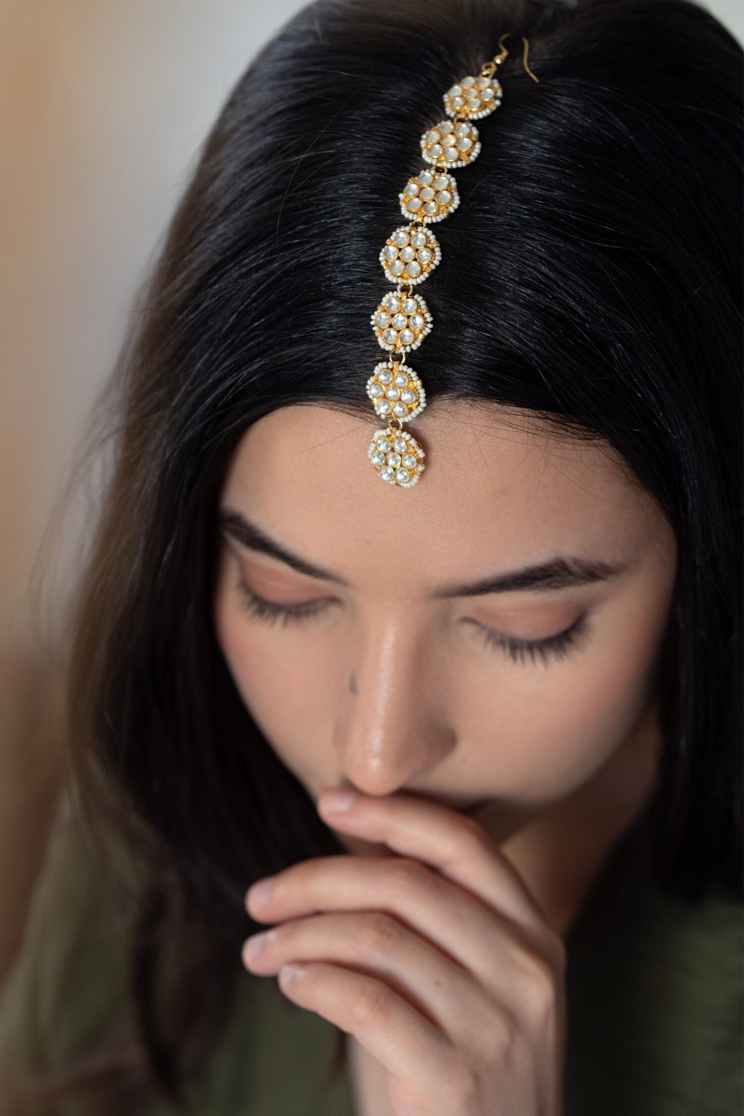 Kundan Embellished Maangtikka 