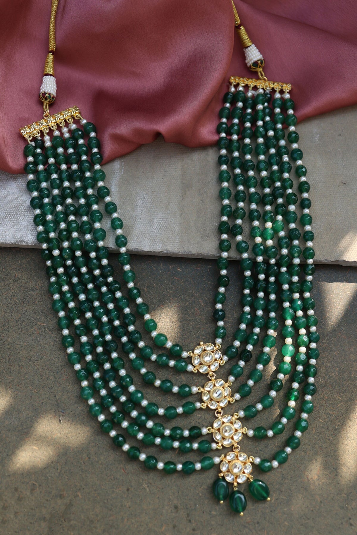 Kundan Studded Layered Necklace 