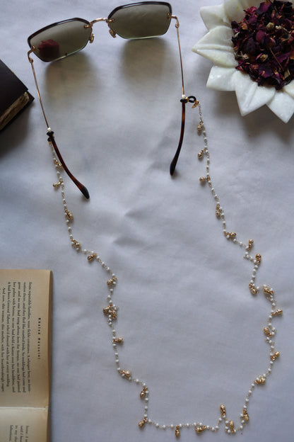 Pearl Embellished Eyewear Sling 