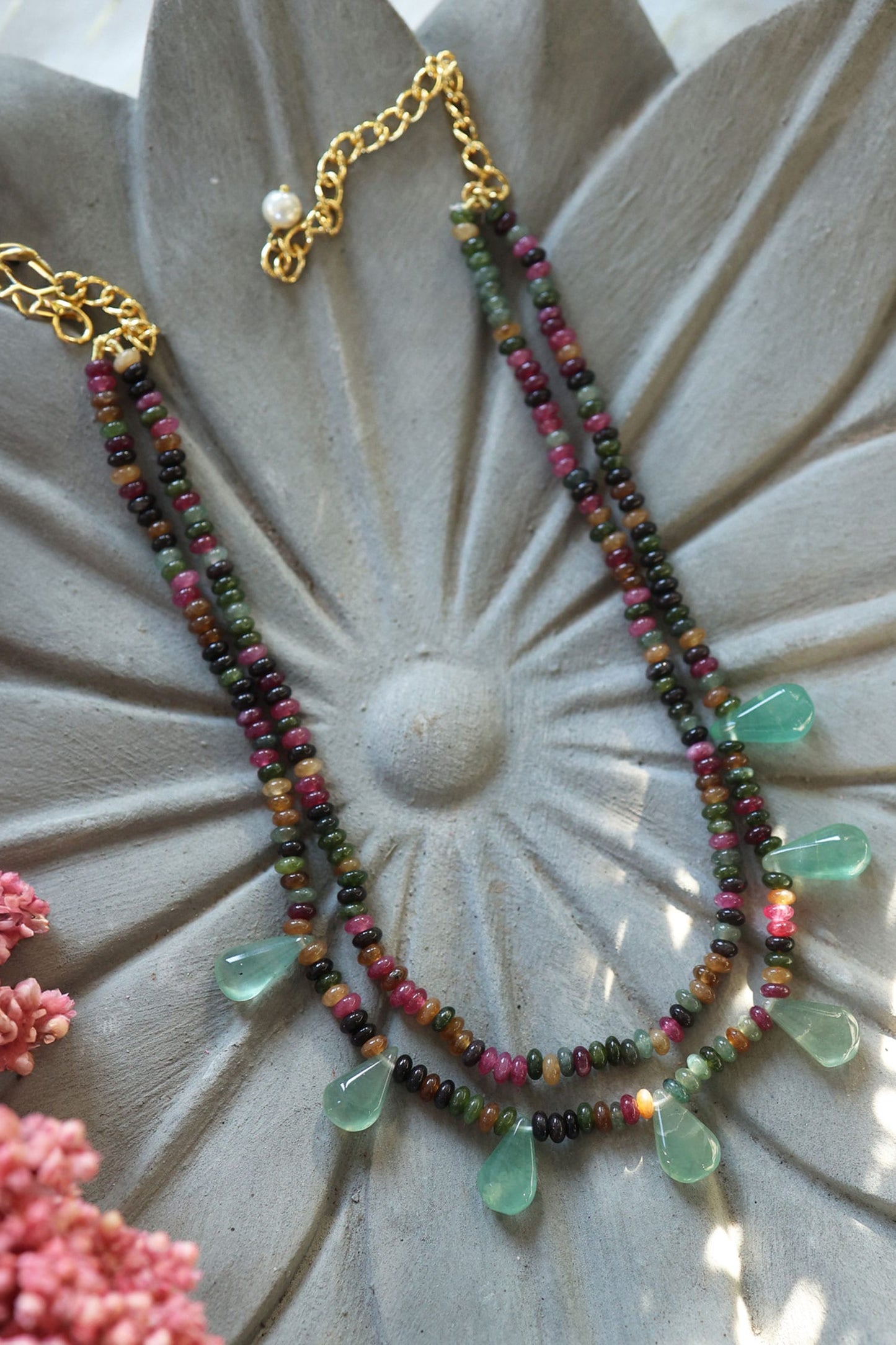 Stone Embellished Necklace 