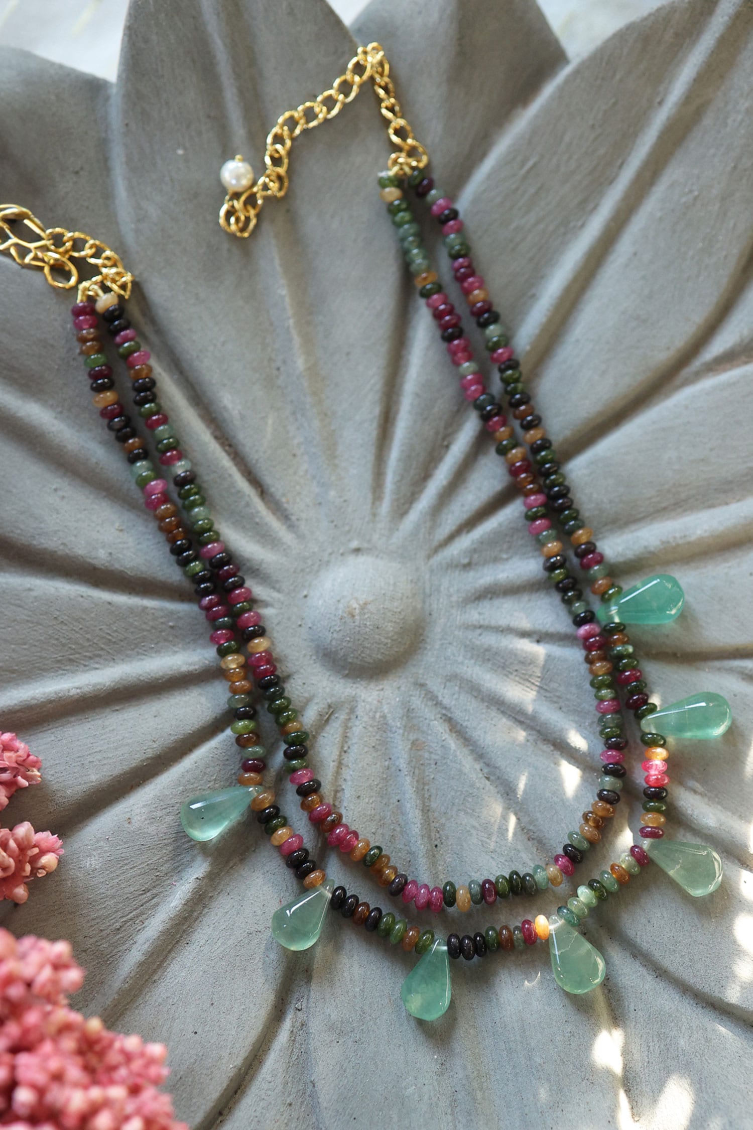 Stone Embellished Necklace 