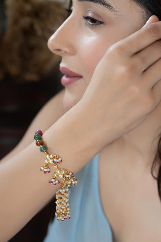 Kundan Embellished Bracelet 