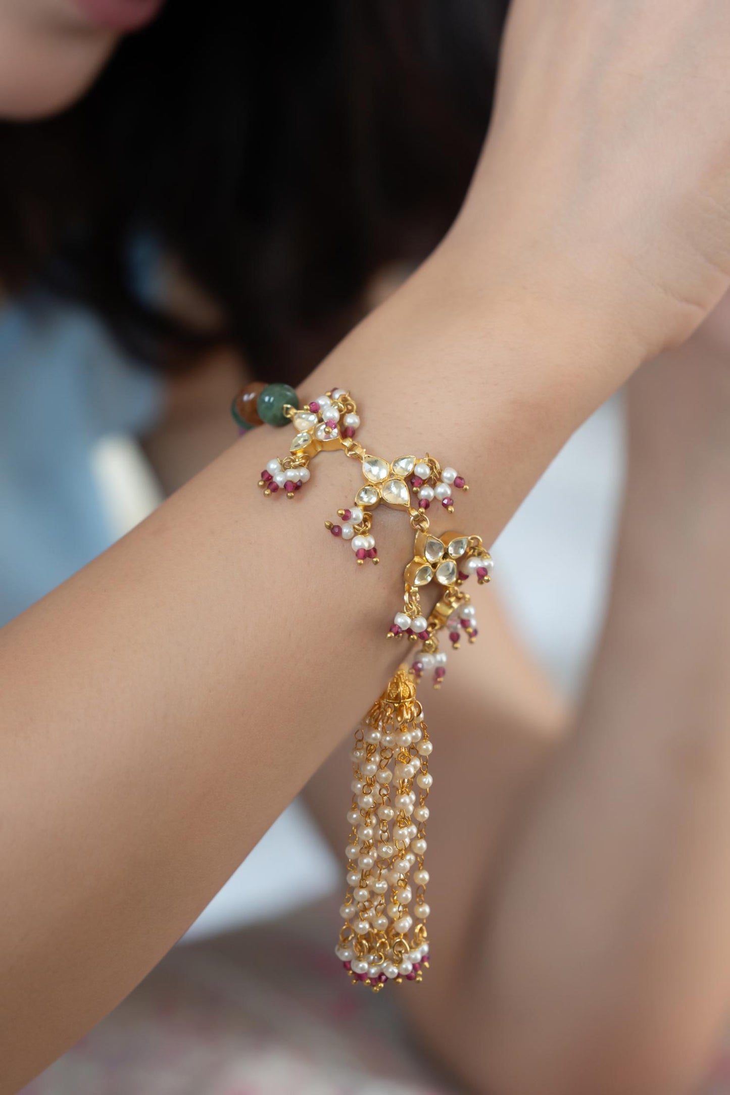 Kundan Embellished Bracelet 