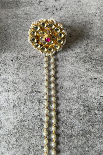 Kundan Studded Hand Harness- Single Pc 