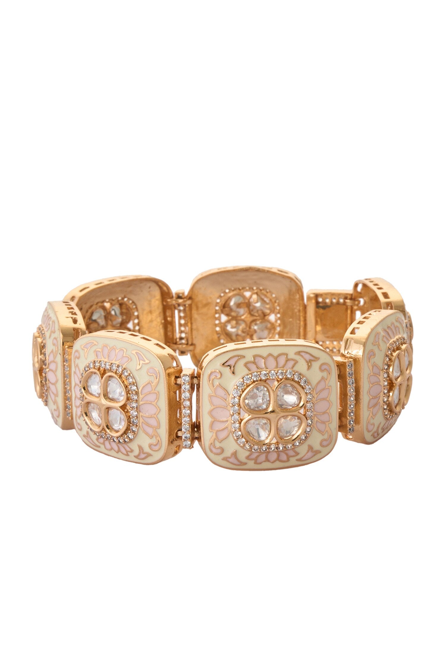 Floral Meenakari Work Bracelet 
