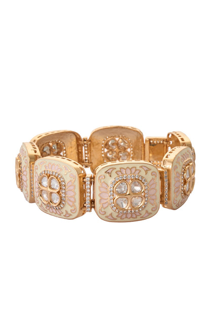 Floral Meenakari Work Bracelet 
