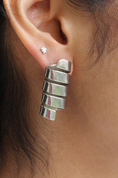 Lyra Spiral Earrings 