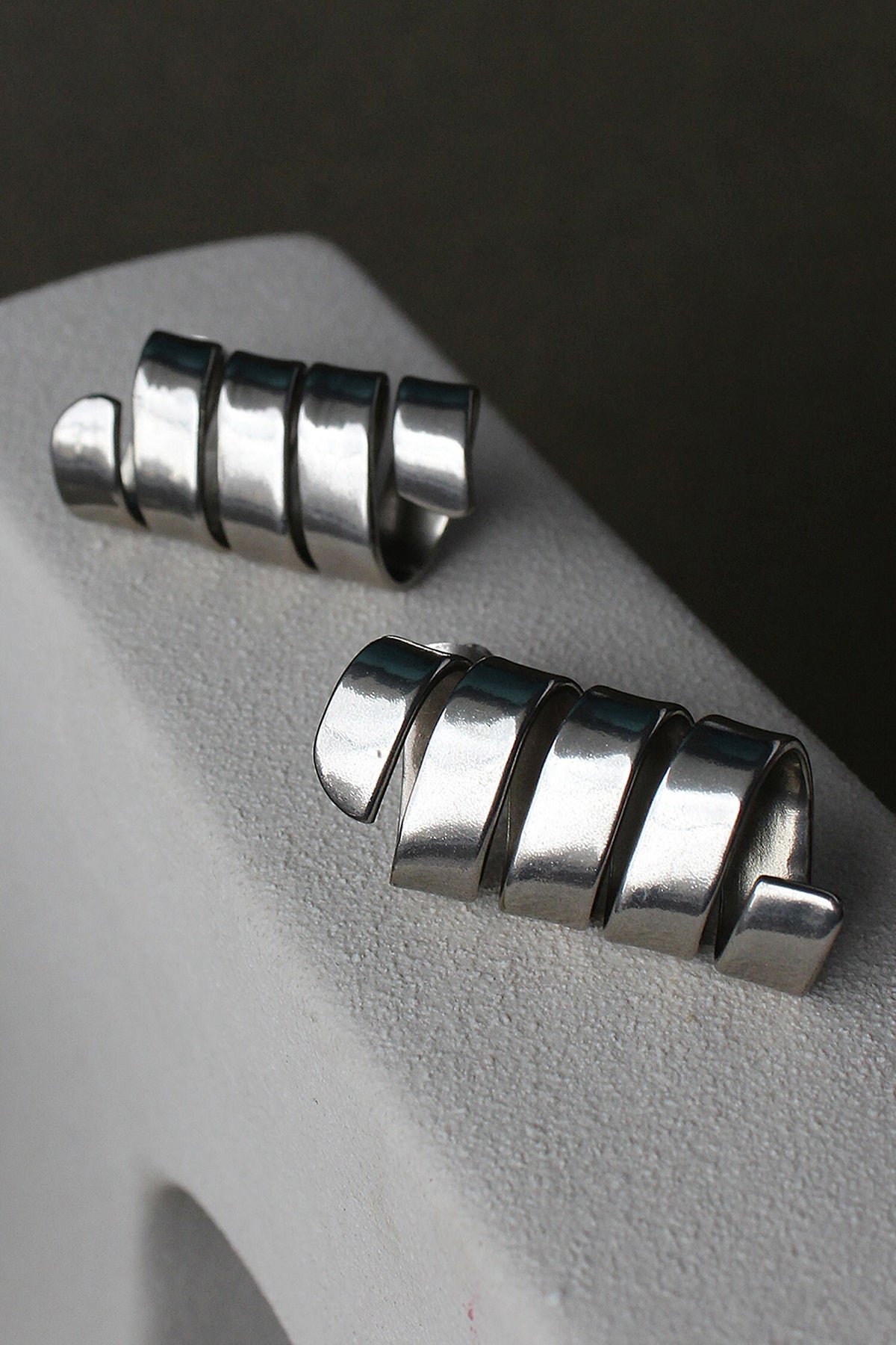 Lyra Spiral Earrings 