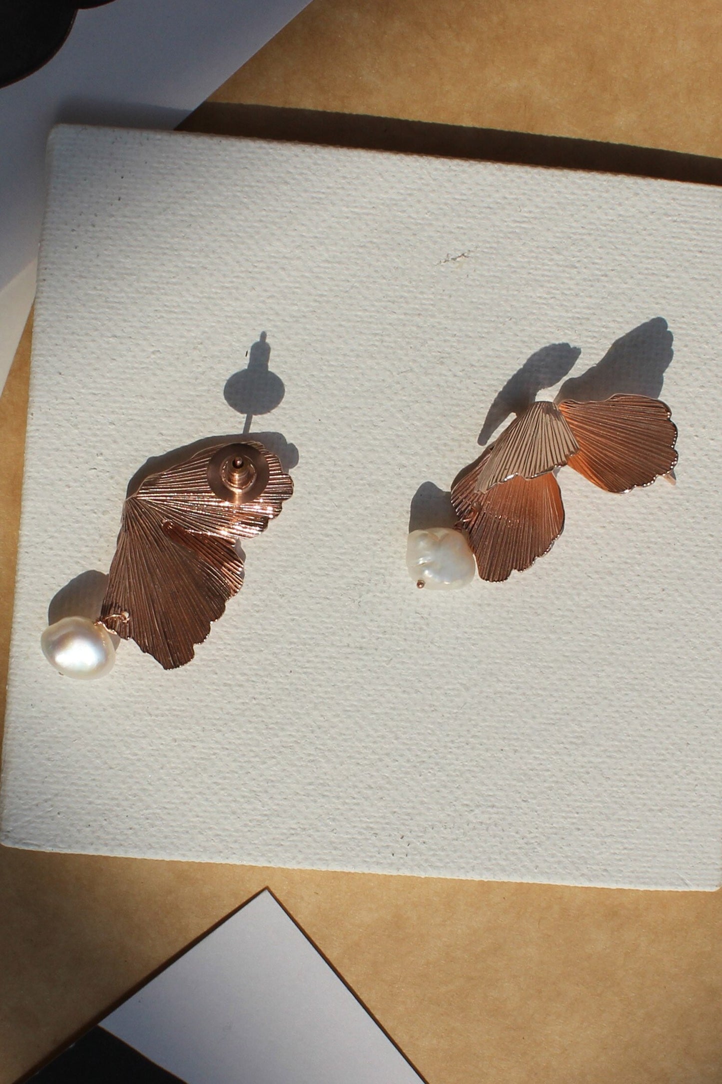Foliole Moti Drop Earrings 
