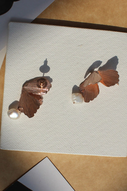 Foliole Moti Drop Earrings 