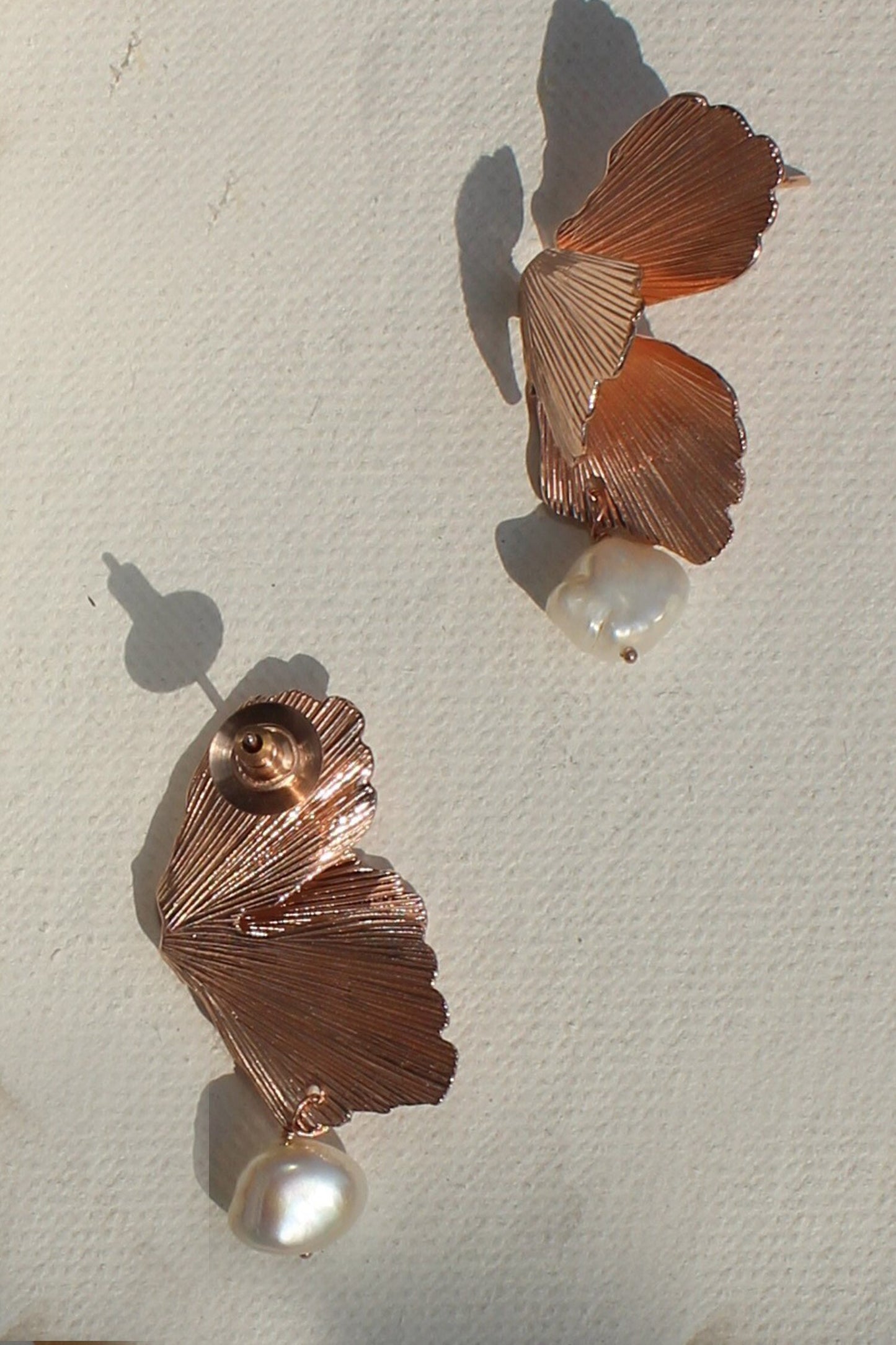 Foliole Moti Drop Earrings 