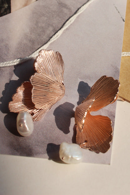 Foliole Moti Drop Earrings 
