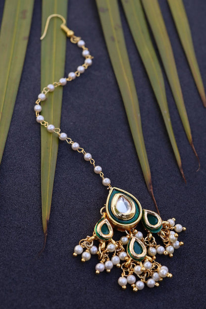 Kundan Embellished Maangtikka 