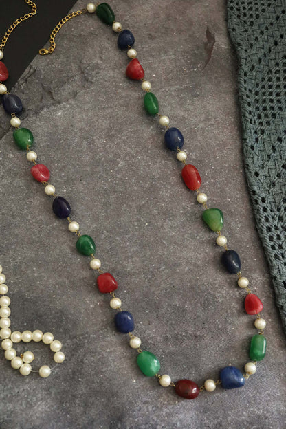 Stone Embellished Necklace 