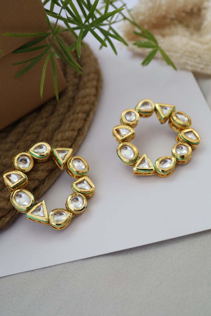 Kundan Embellished Studs 