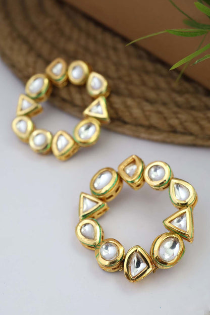 Kundan Embellished Studs 