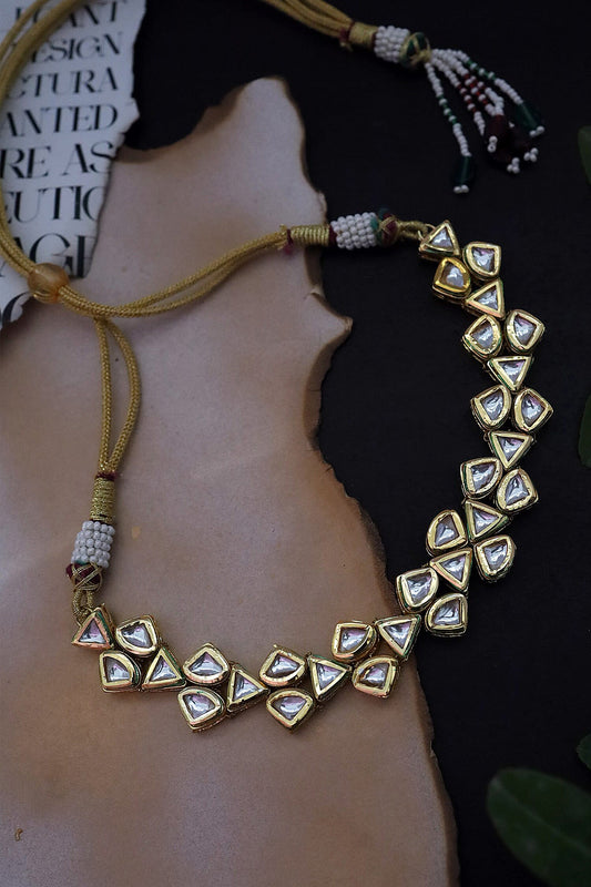 Kundan Embellished Choker Necklace 