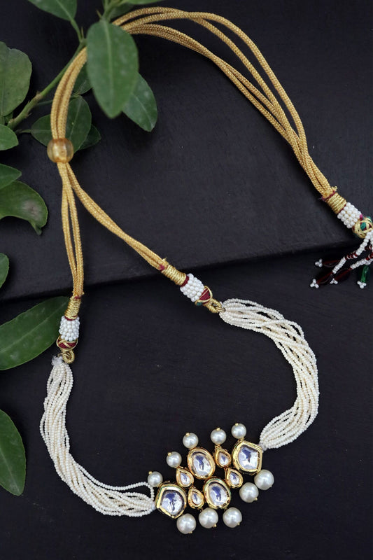 Kundan Embellished Multistrand Choker 