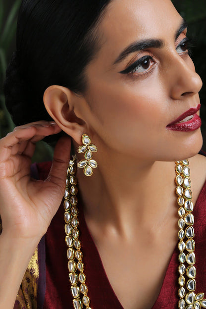 Kundan Encrusted Necklace Set 