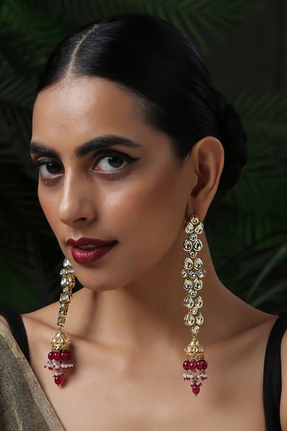 Kundan Embellished Danglers 