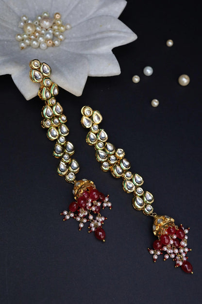 Kundan Embellished Danglers 
