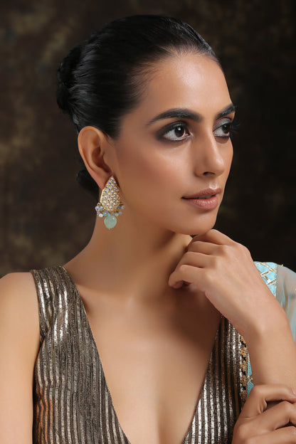 Parweena Polki Embellished Earrings 