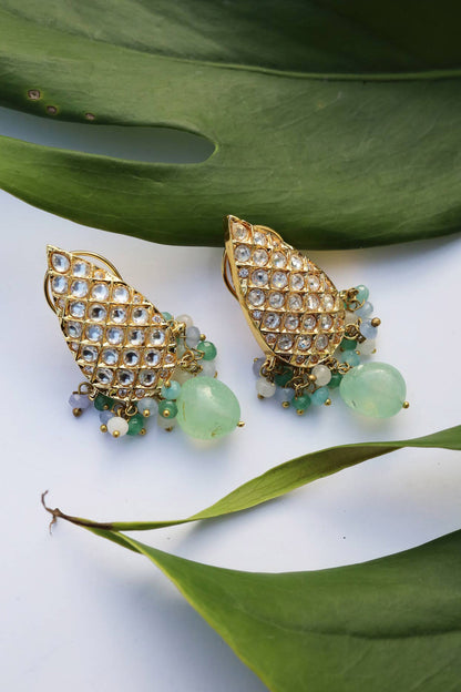 Parweena Polki Embellished Earrings 