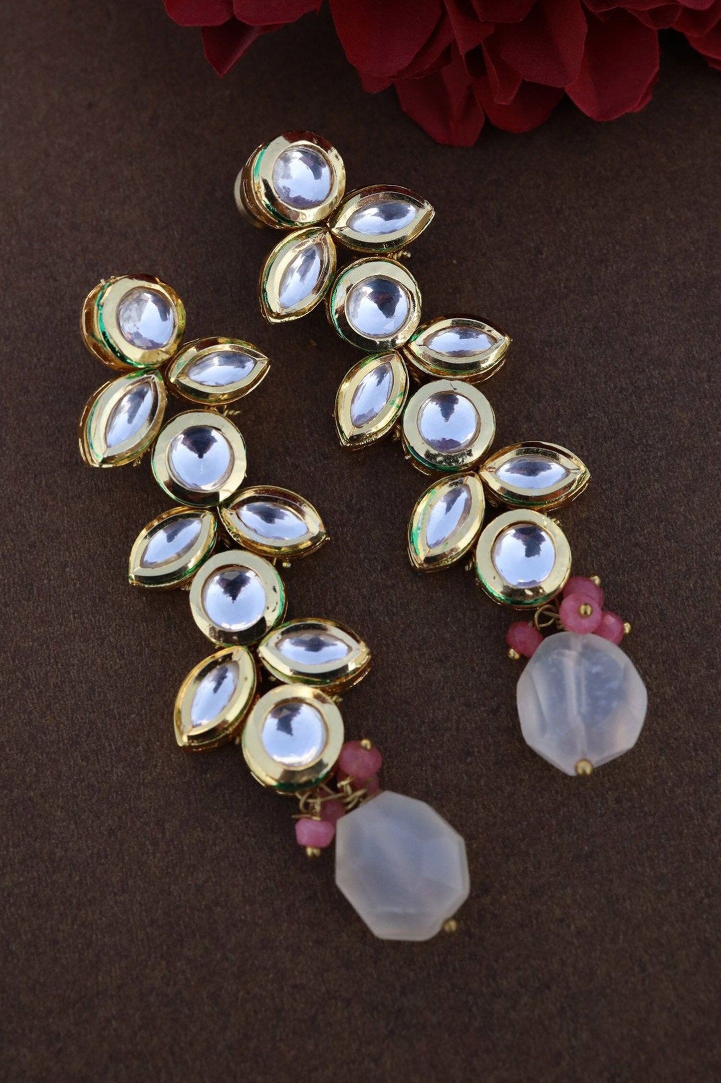 Kundan Encrusted Earrings 