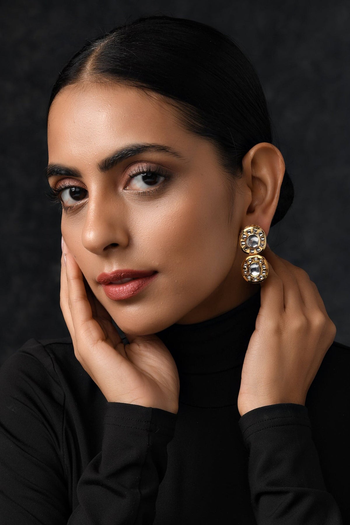 Polki Encrusted Earrings 