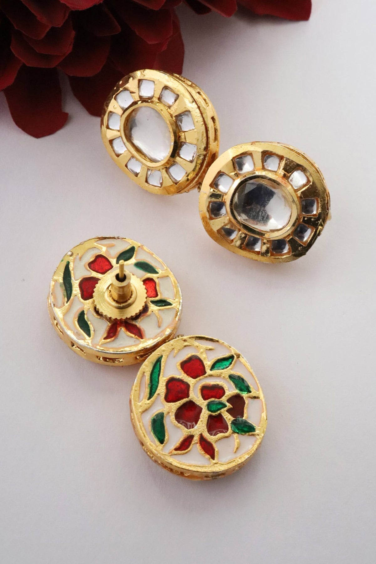 Polki Encrusted Earrings 