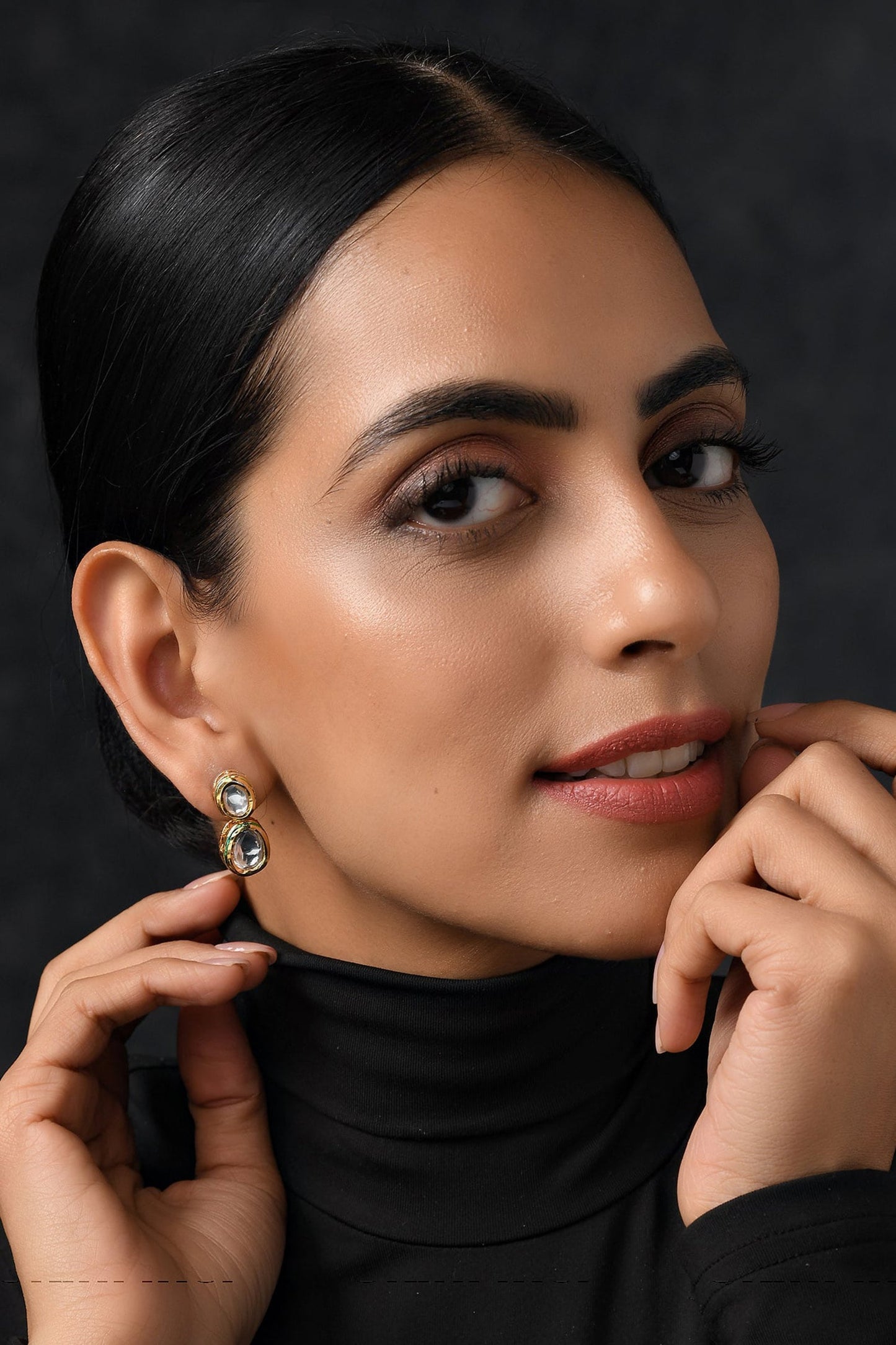 Kundan Encrusted Earrings 
