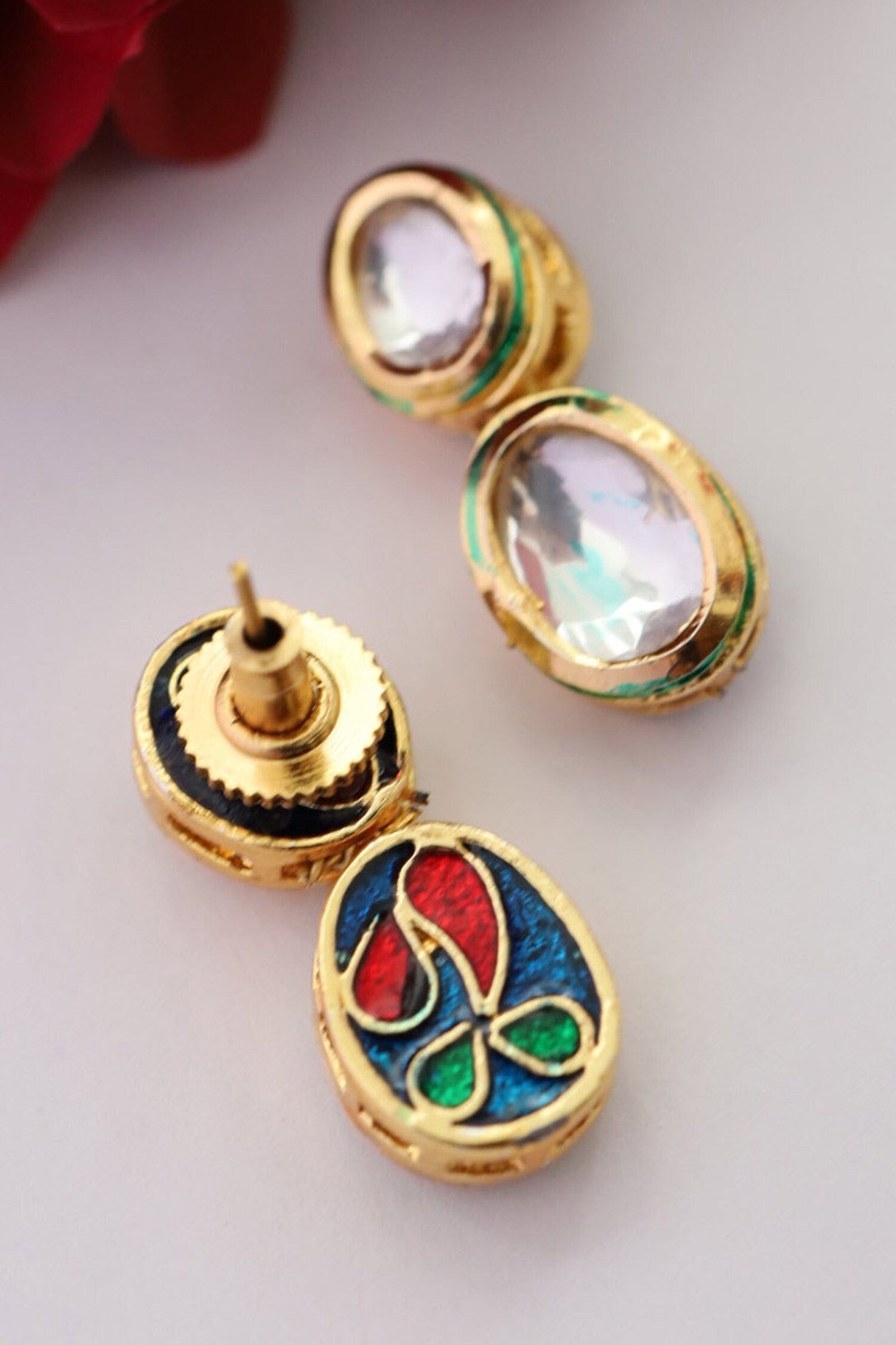 Kundan Encrusted Earrings 