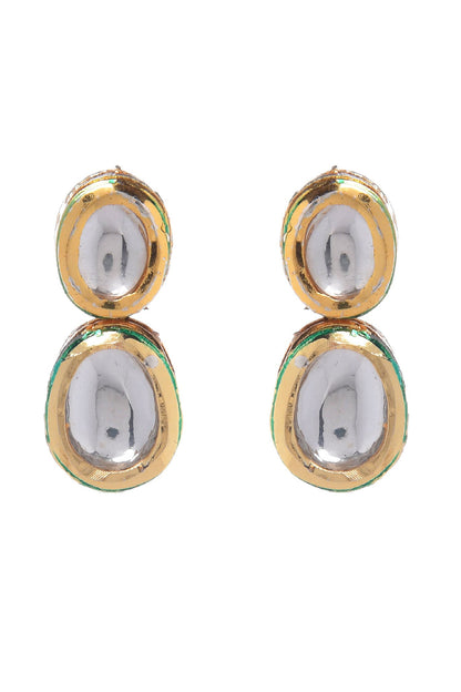 Kundan Encrusted Earrings 