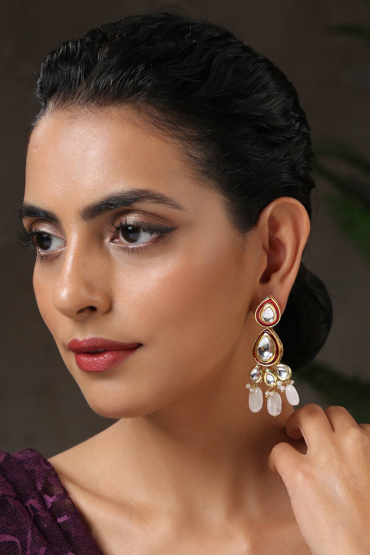 Kundan Embellished Earrings 