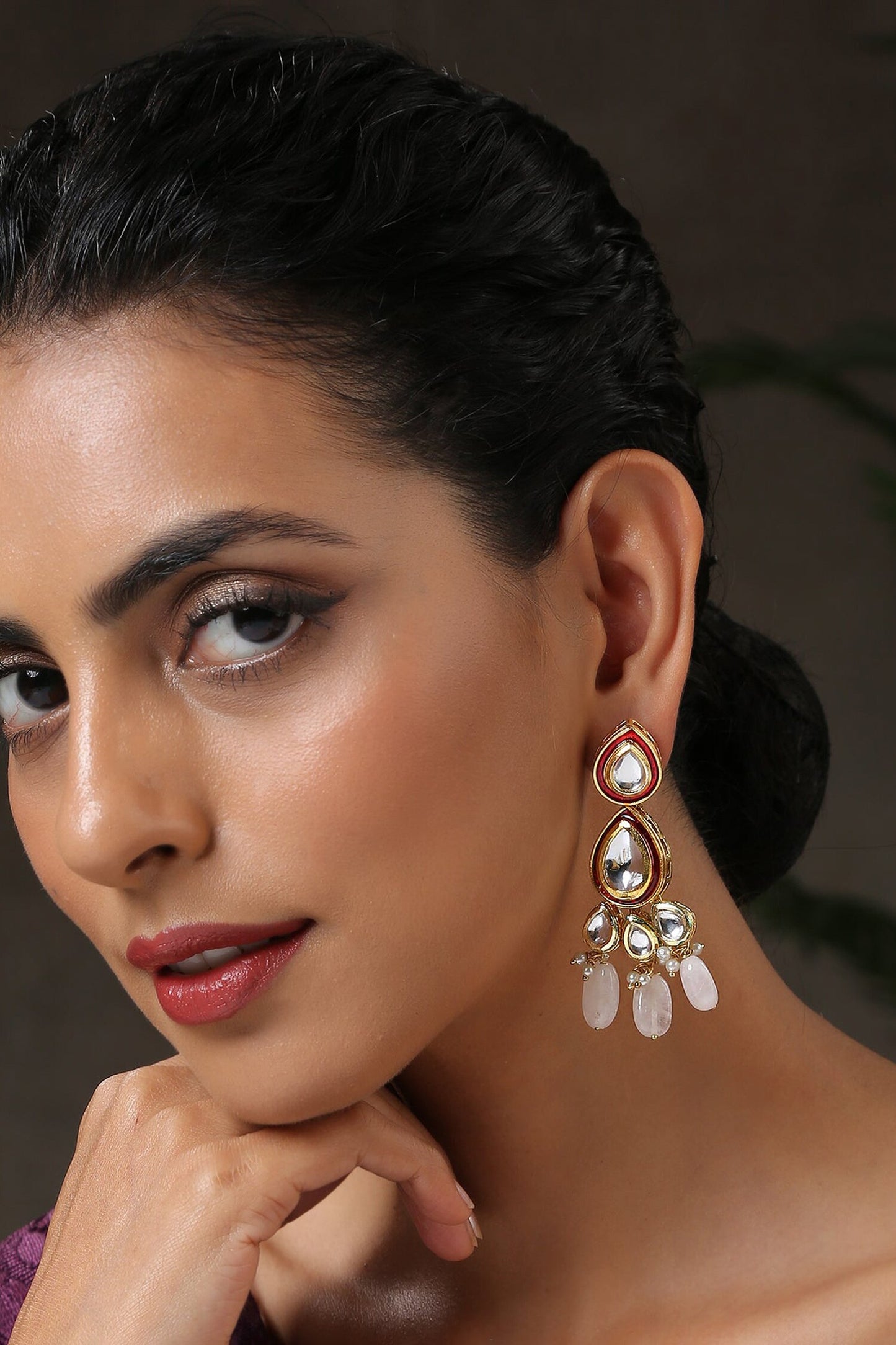 Kundan Embellished Earrings 