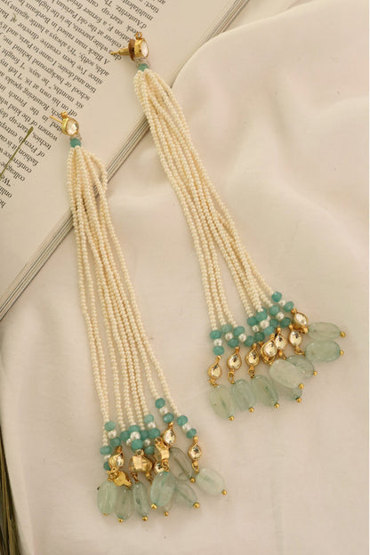 Pearl Embellished Danglers 