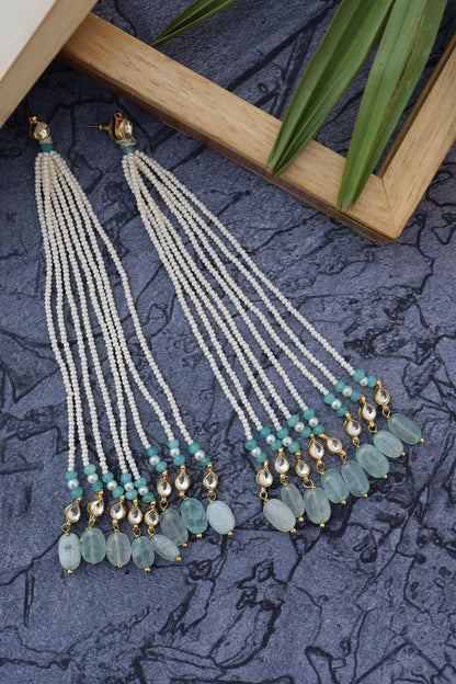 Pearl Embellished Danglers 